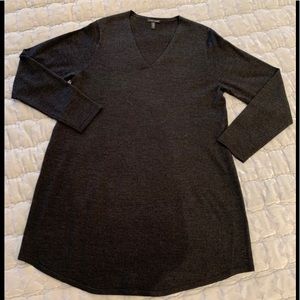 Eileen Fisher merino wool sweater tunic